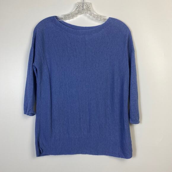 J. Jill Tops - J Jill Womens Linen Blouse Blue Size XSP